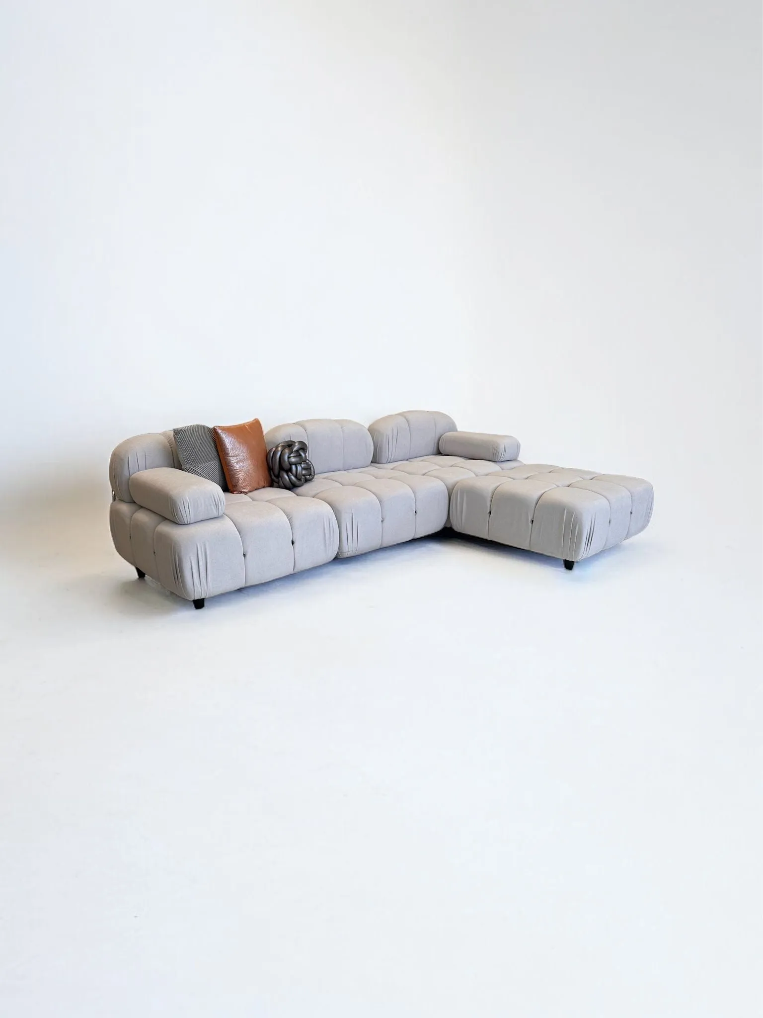 Anonella Sofa  Set/4 - Lt. Grey