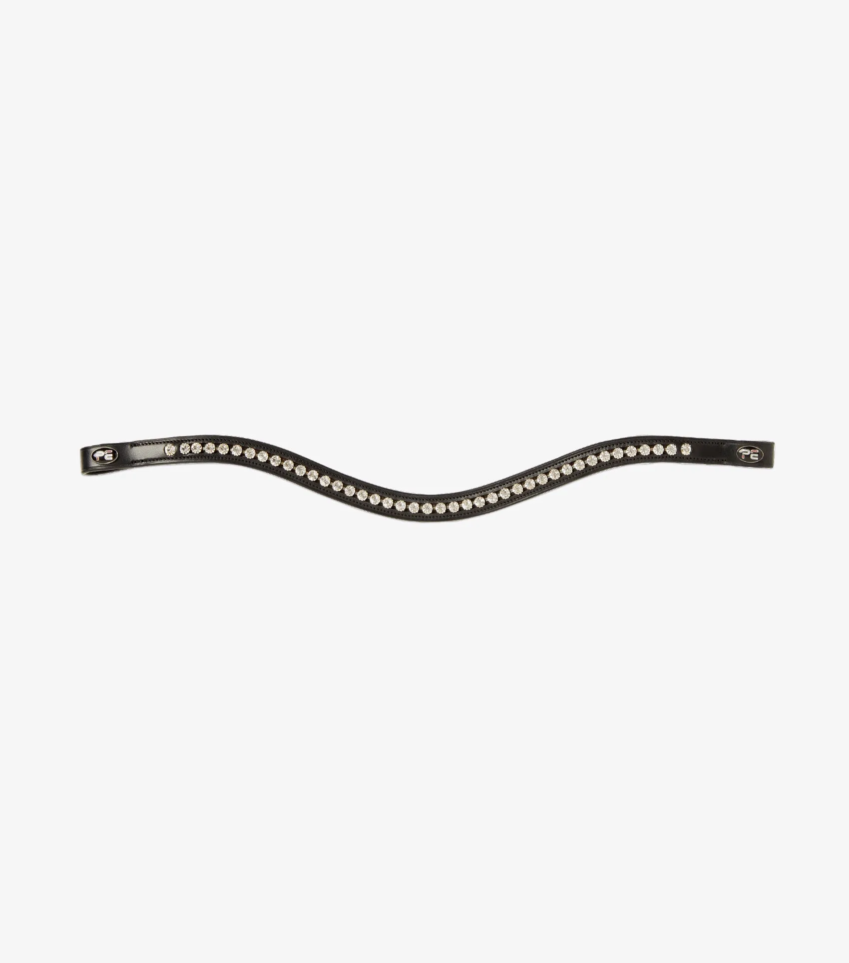 Bellissima Shaped Diamante Browband Black