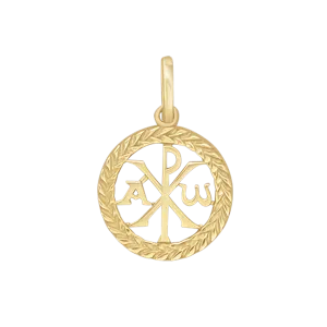 CHI RHO PENDANT - GOLD