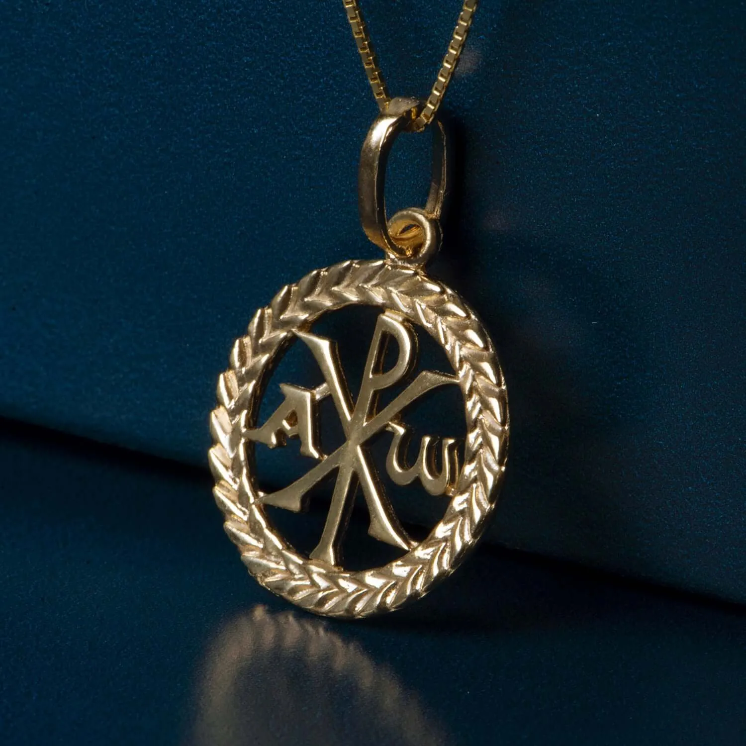 CHI RHO PENDANT - GOLD