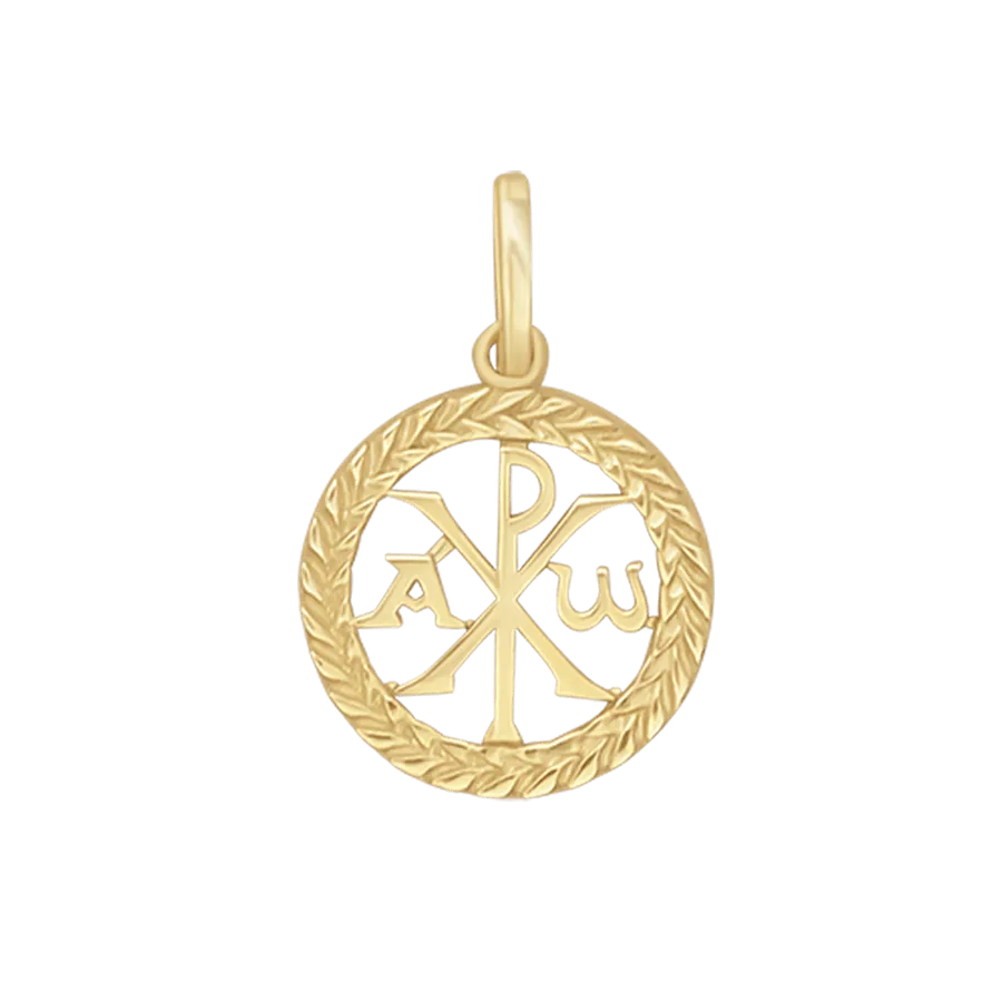 CHI RHO PENDANT - GOLD