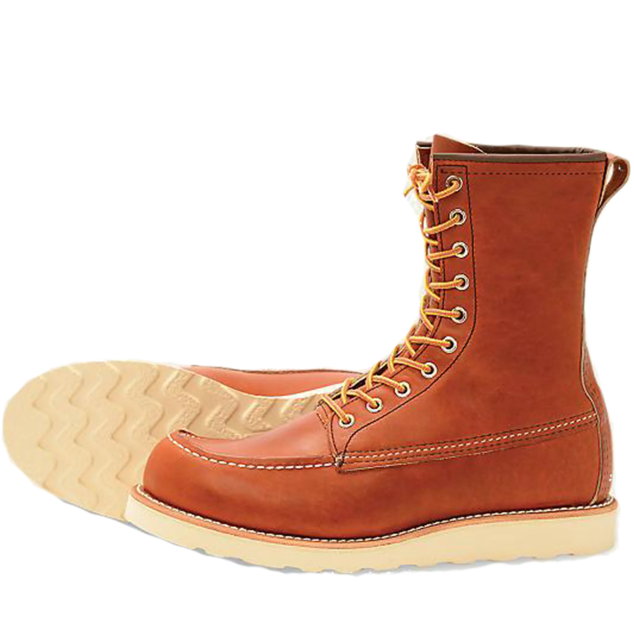 Heritage Classic Moc 877 Mens Leather Work Boots