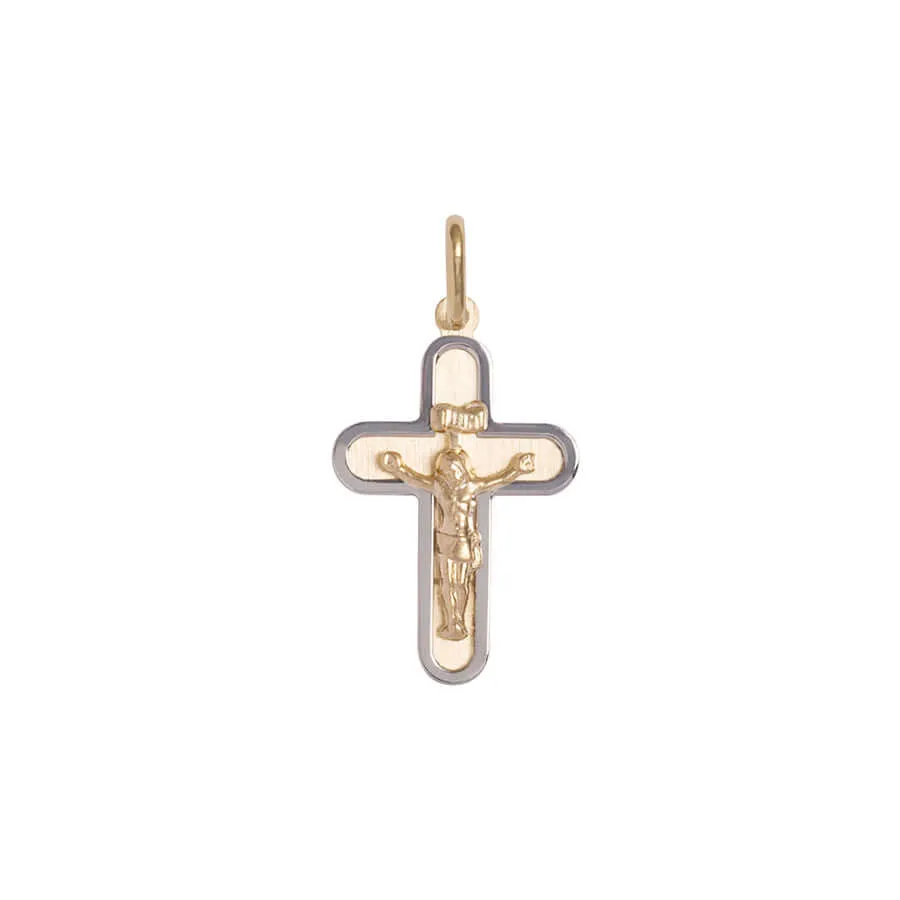 CRUCIFIX PENDANT - VERMEIL SILVER