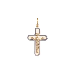 CRUCIFIX PENDANT - VERMEIL SILVER