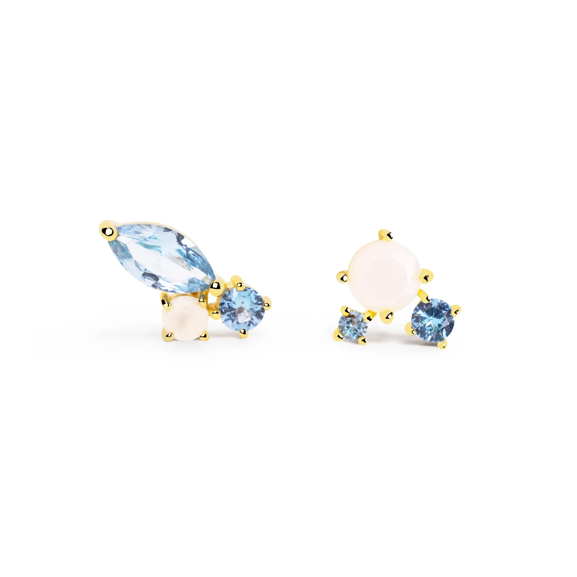 Hope & Dream Topaz Gold Earrings