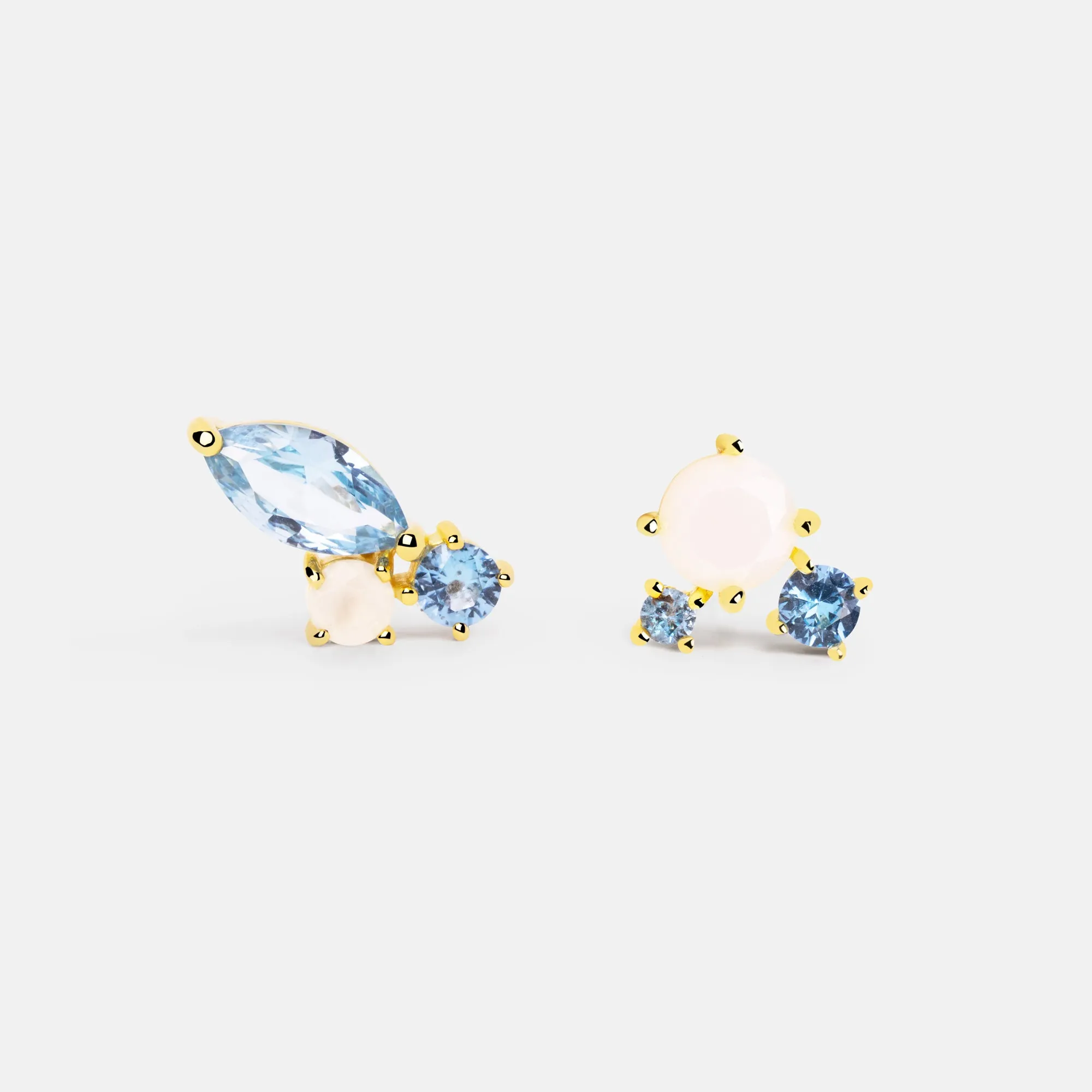 Hope & Dream Topaz Gold Earrings