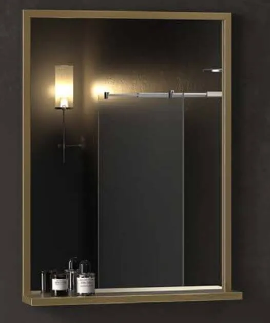 Mobile Bagno Industrial Sospeso 100cm Color Oro