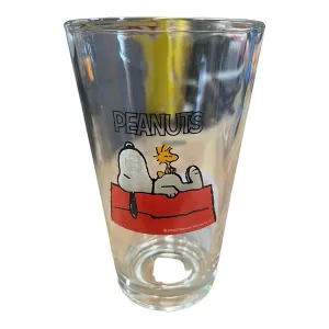 New Arrival Siglo 21 Vaso Transparente Casa Snoopy Y Woodstock Peanuts