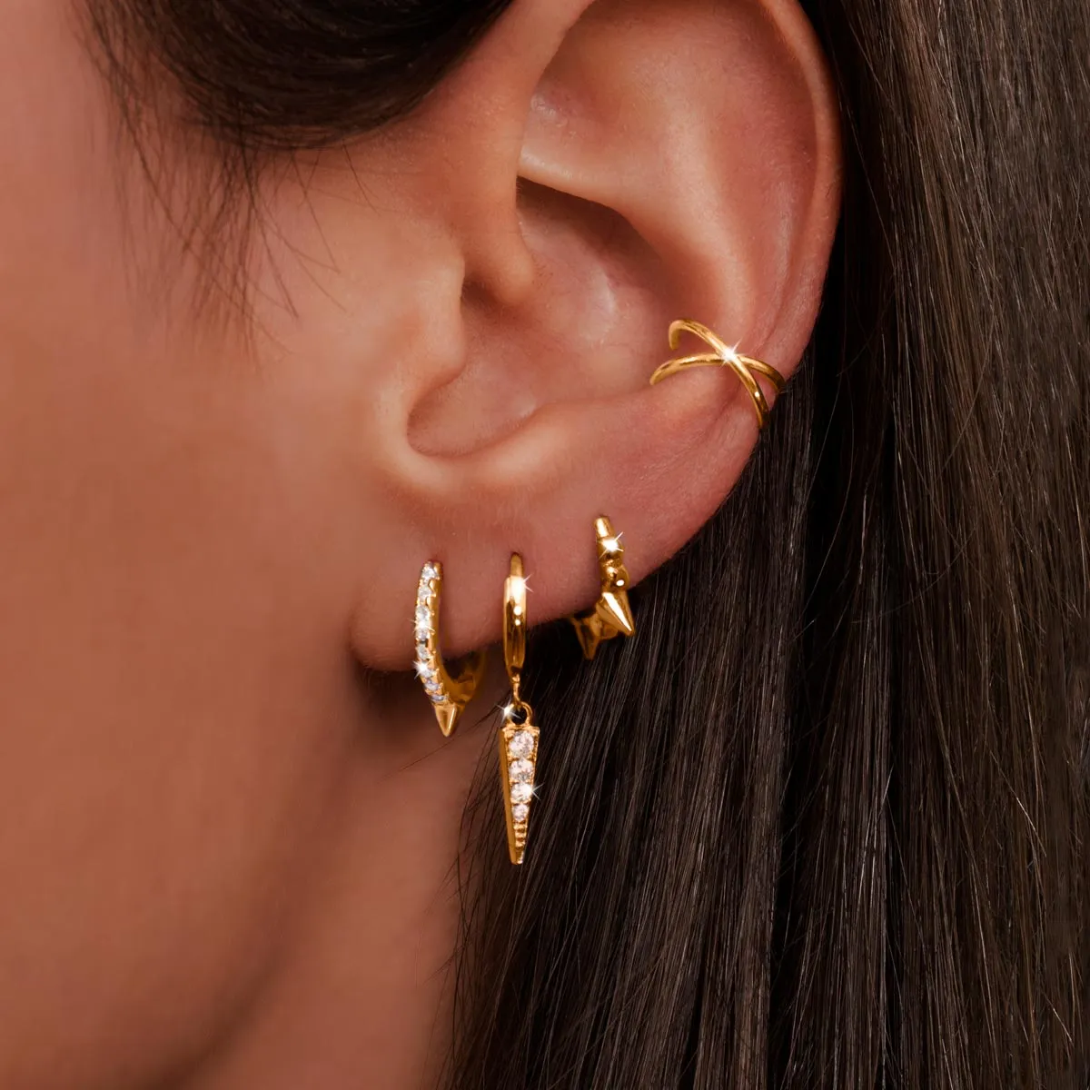 Peak Gold Earrings