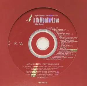 Various - In The Mood For Love (Original Soundtrack From The Motion Picture) (CD, Album, Promo, Car) (NM or M-)