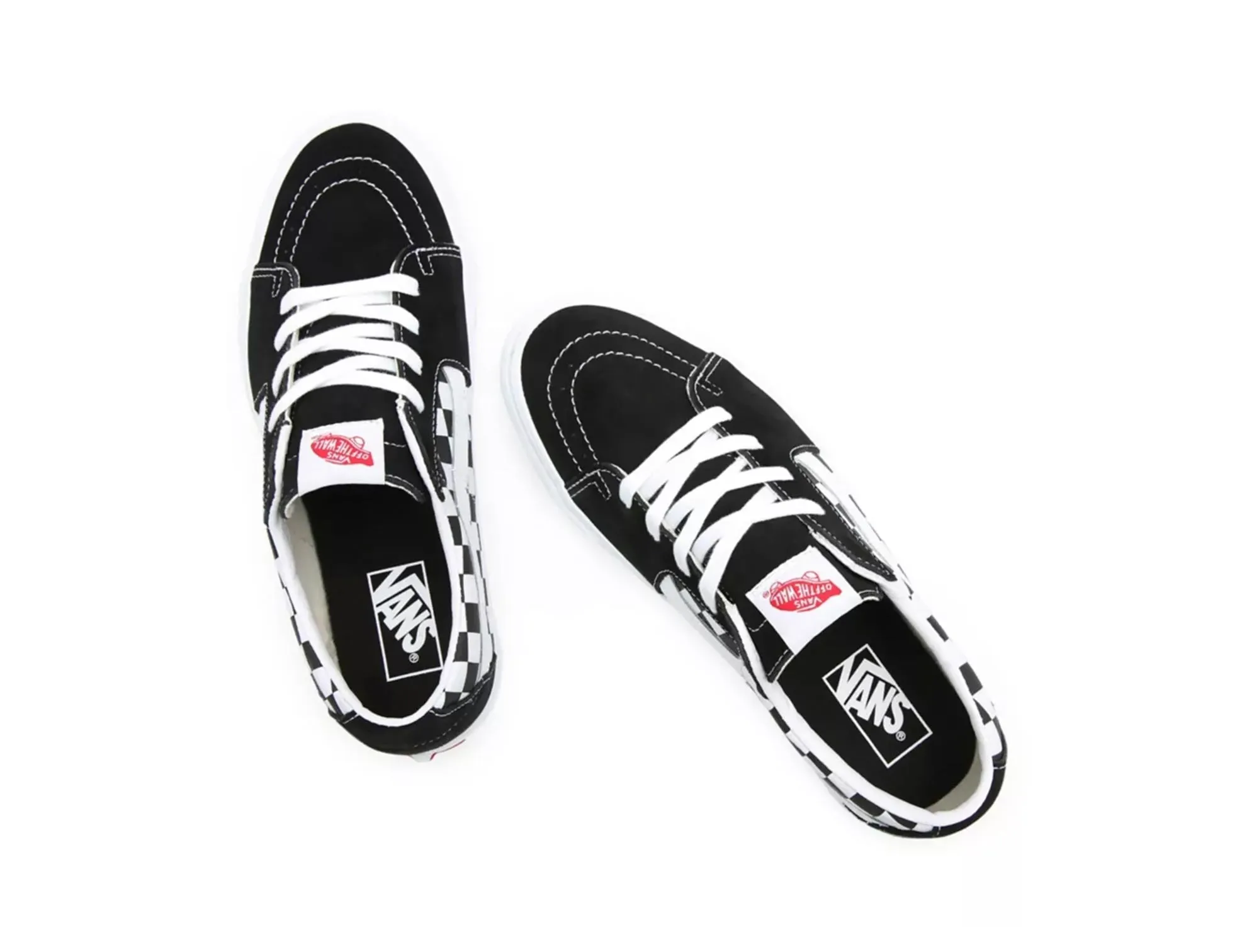 Zapatilla Vans Sk8-Low Checker Unisex Negro