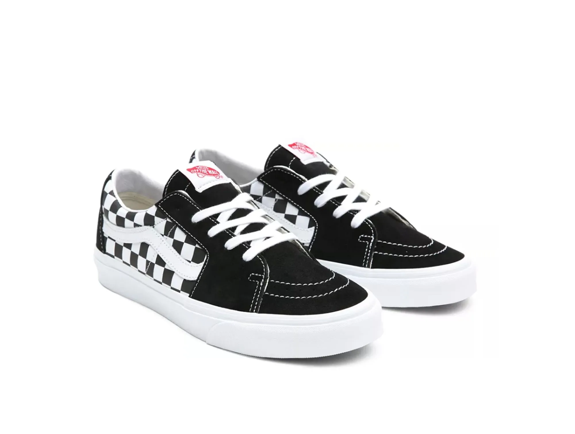 Zapatilla Vans Sk8-Low Checker Unisex Negro