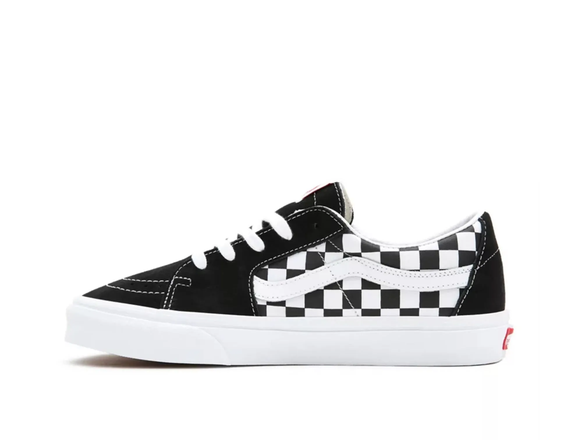 Zapatilla Vans Sk8-Low Checker Unisex Negro