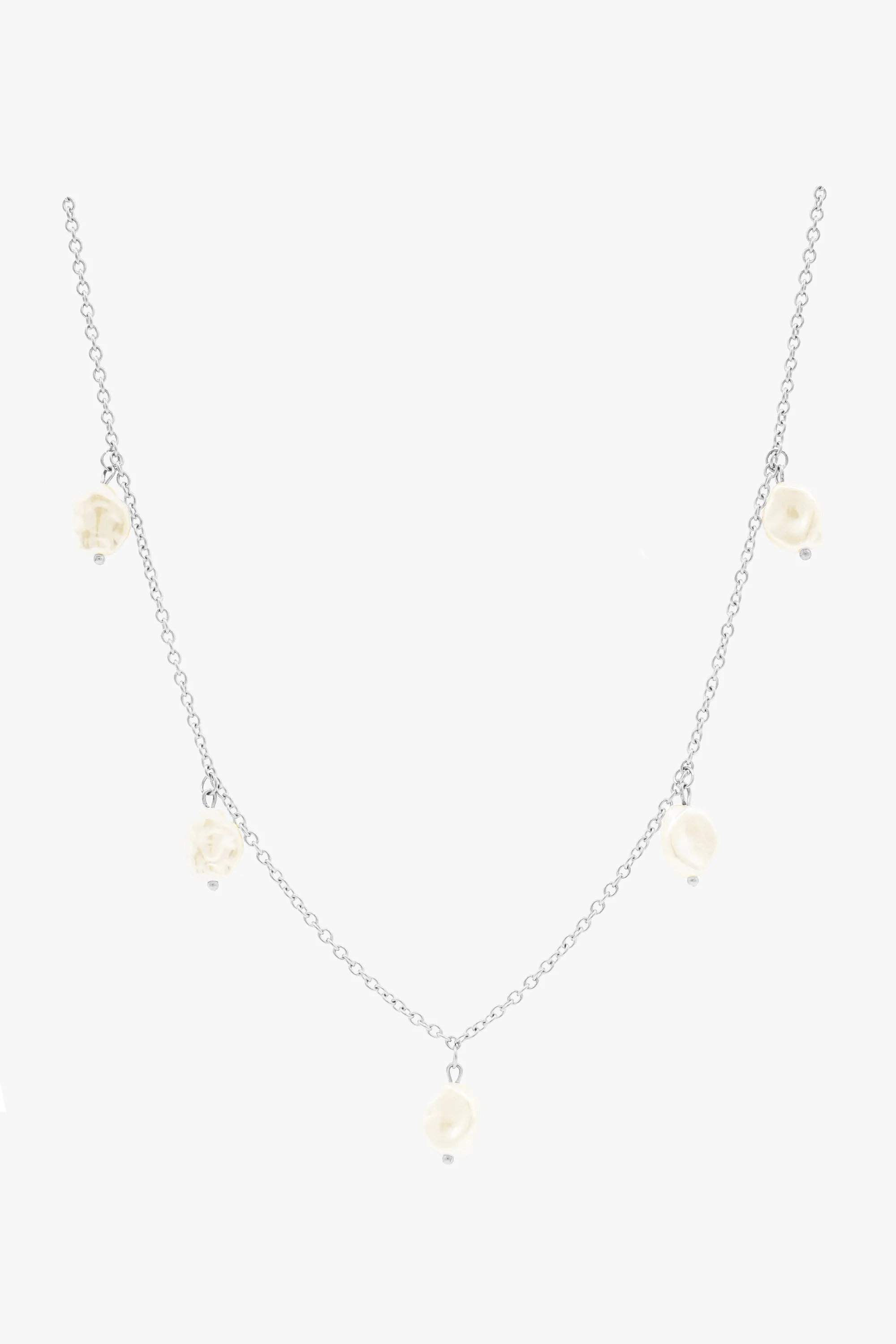 ZINNIA NECKLACE PLATA